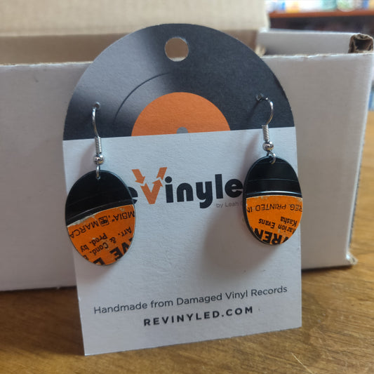 SS050 Steve Lawrence Vinyl Record EARRINGS