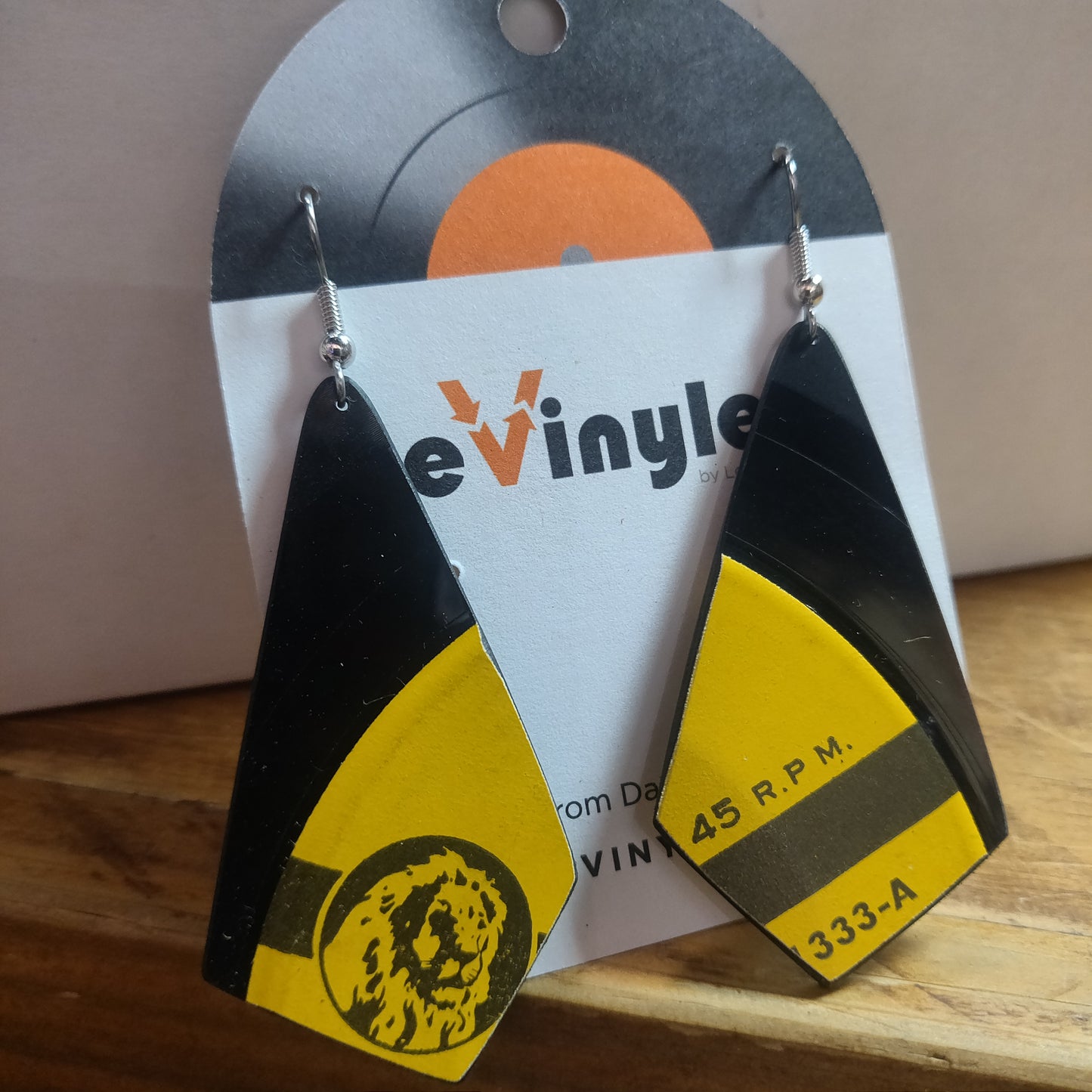 SS031 Joni James Vinyl Record EARRINGS