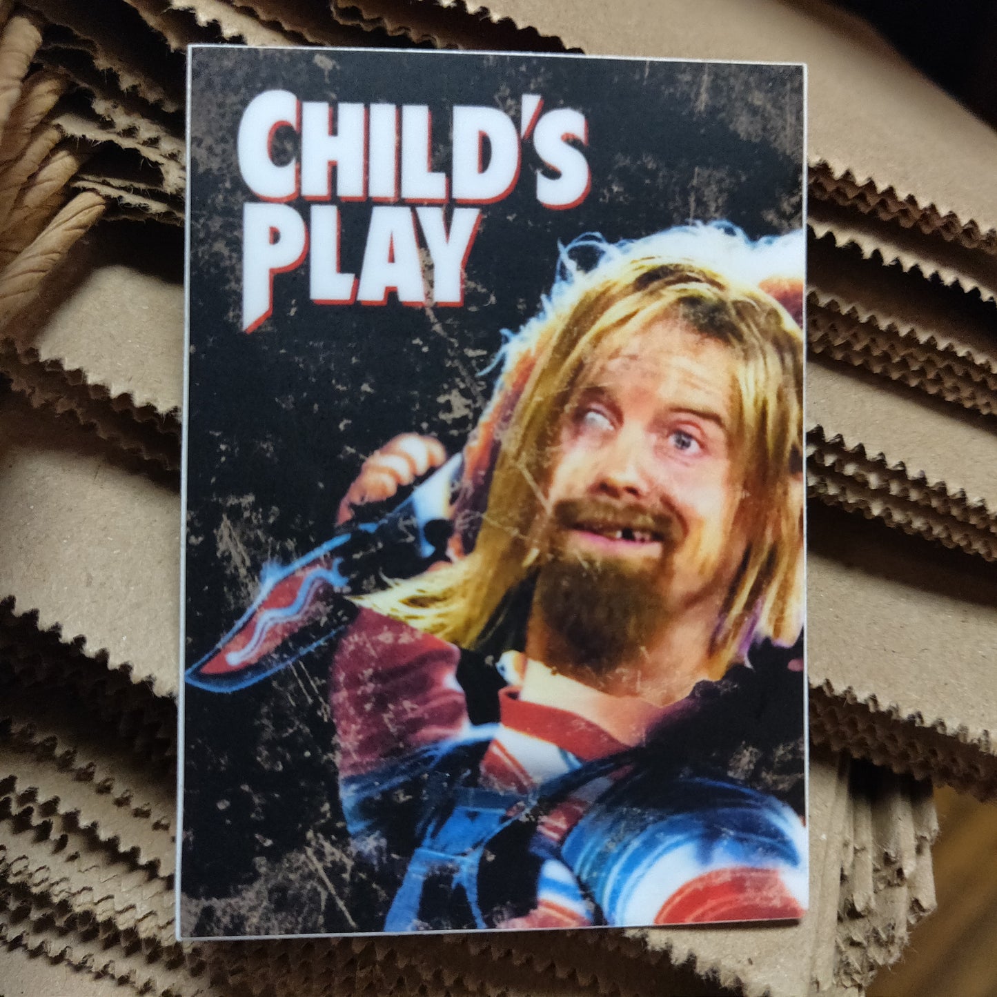 Sunny Horror Child's Play Mashup STICKER