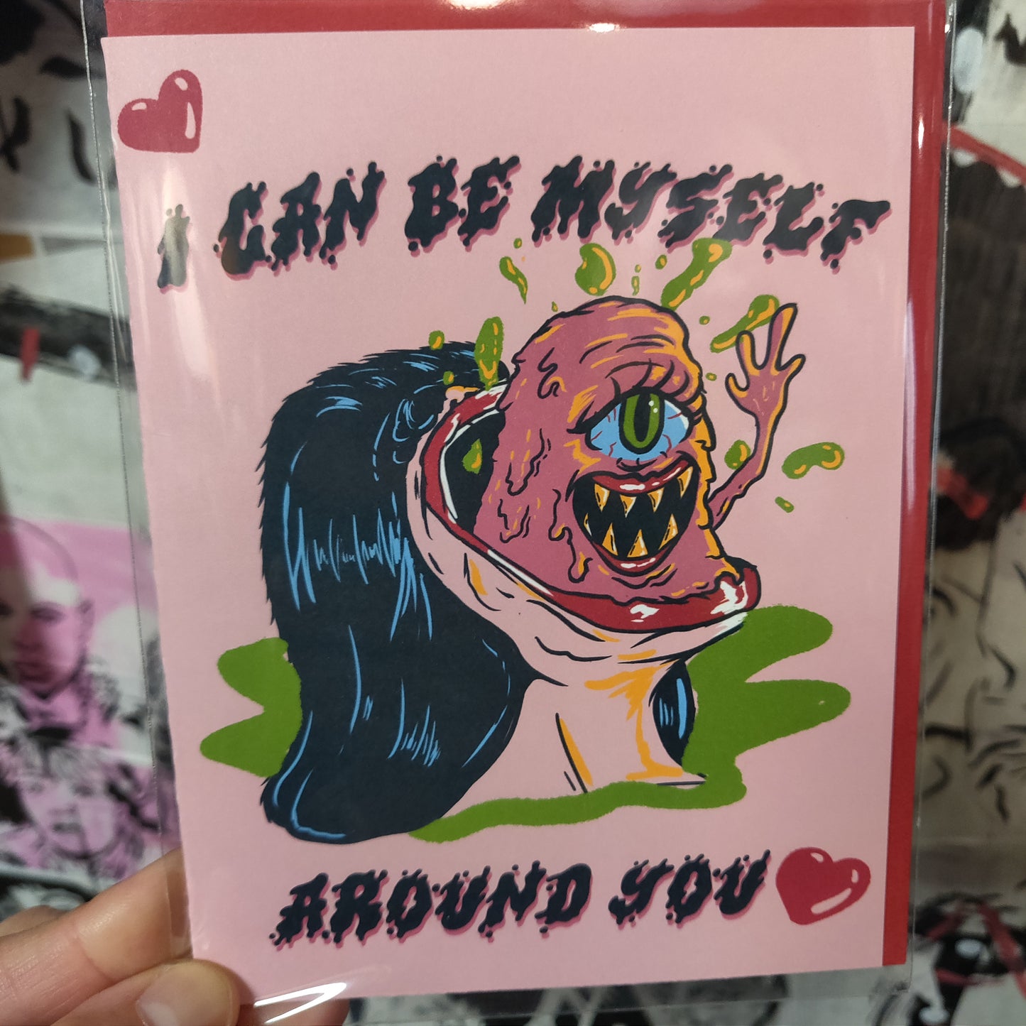 I Can Be Myself Around You Blank GREETiNG CARD