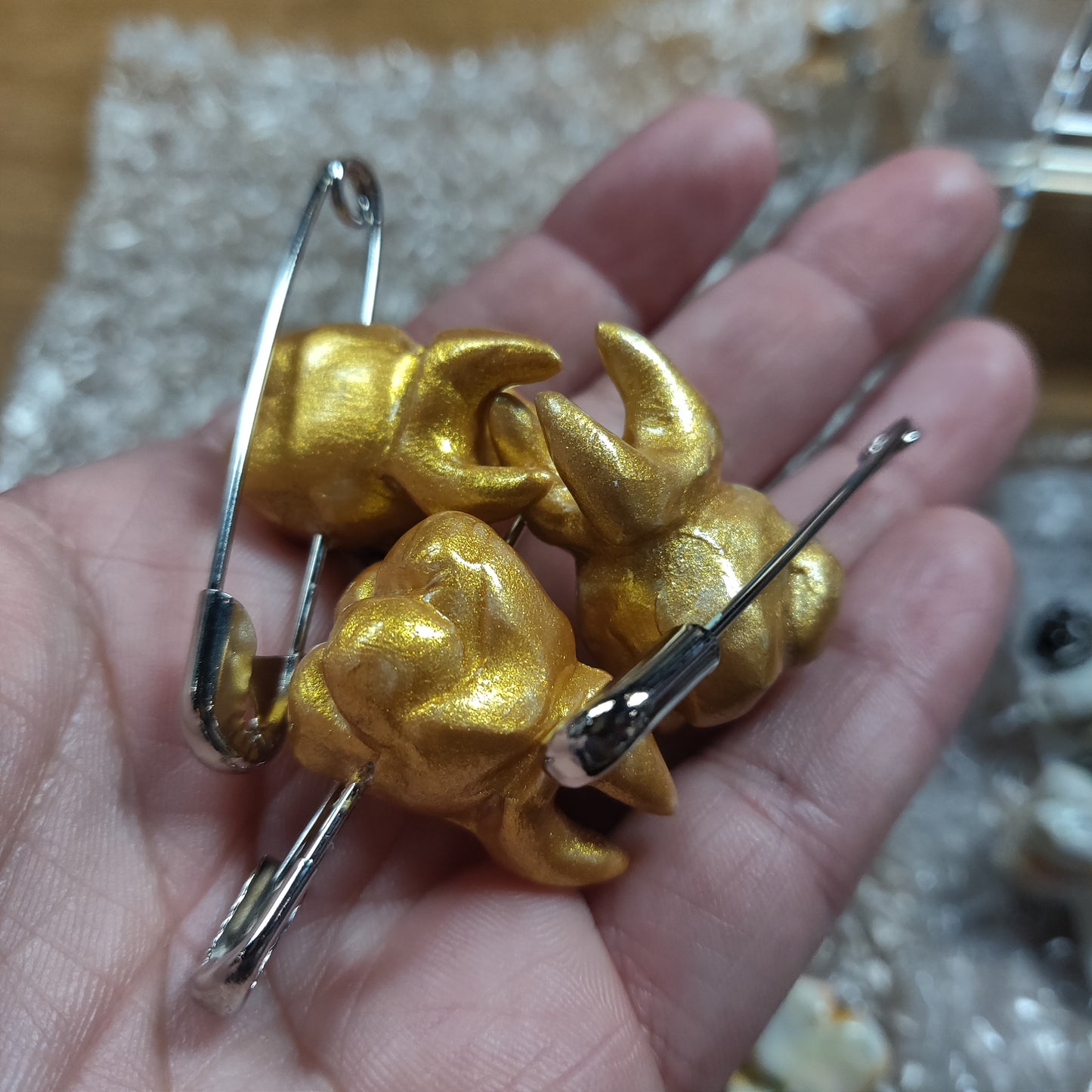 Handmade TOOTH PiNS & Pendants by Giles Crawford