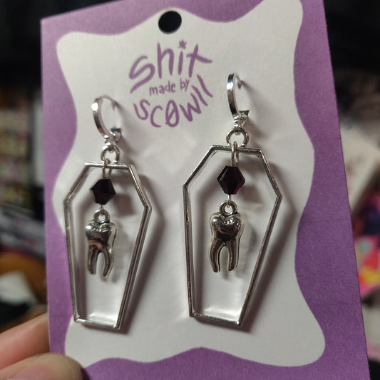 Tooth Coffin EARRiNGS