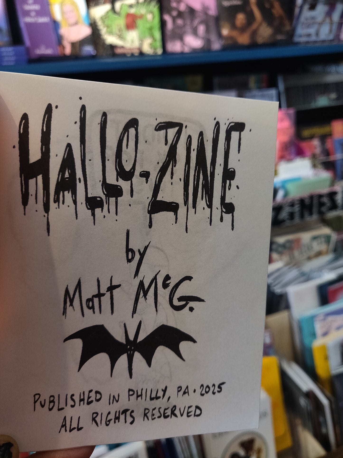 Hallo ZiNE by Matt McGinnis Halloween 2025 Limited Run!