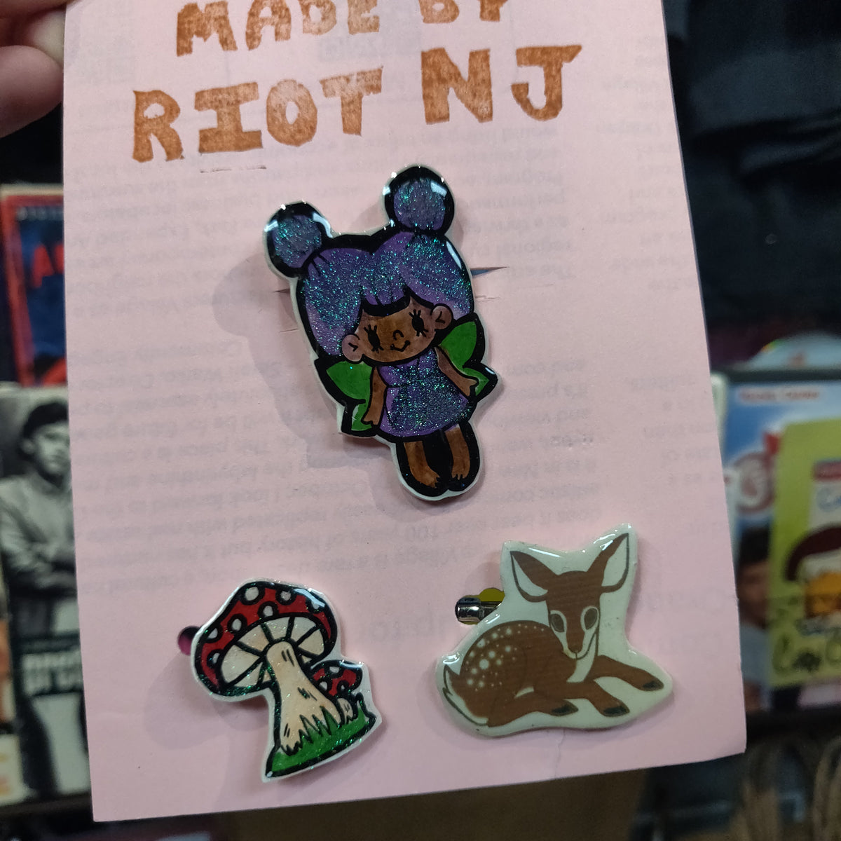 Riot NJ 3-piece Witch Whimsy PiN PACK