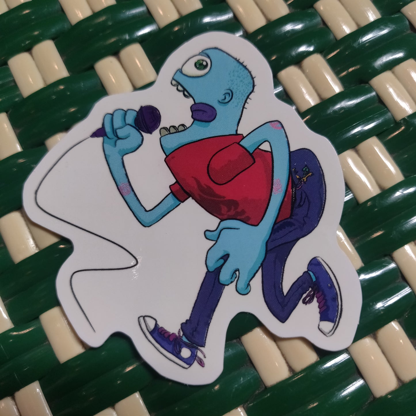 Rock the Mic STiCKER by Monster Bloodbath