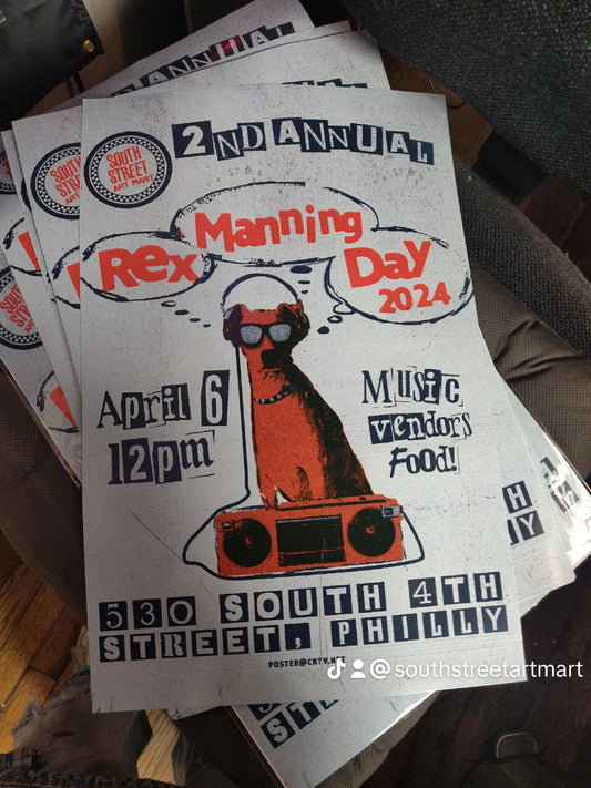 Rex Manning Day Block Party POSTER by crtv