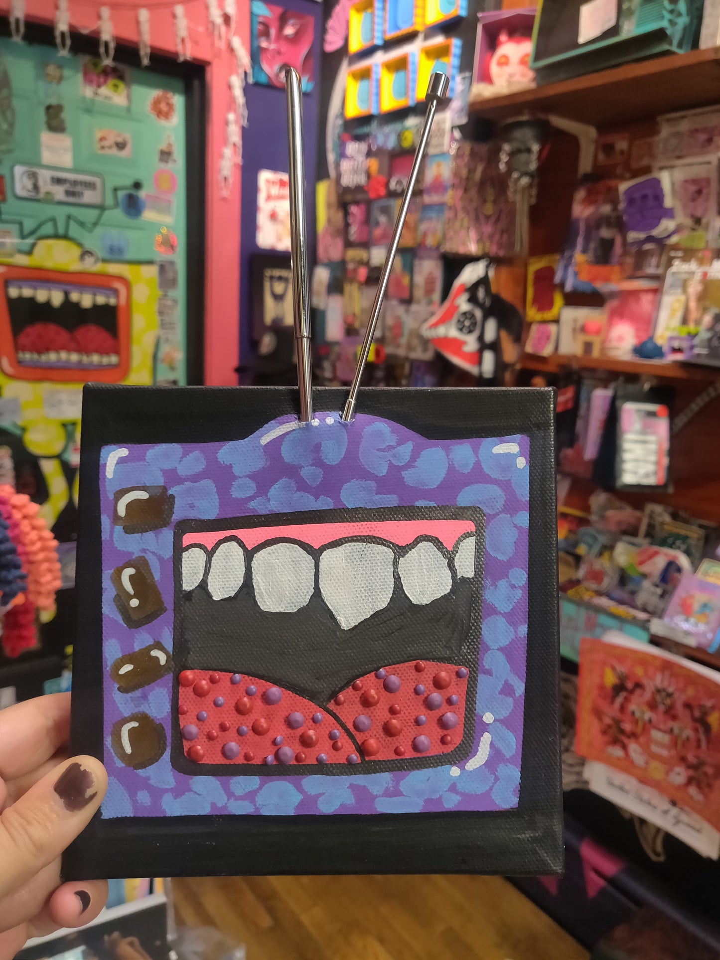 Aaaaah! Real Antennas TV Monster CANVAS ART by @TapedOffTV