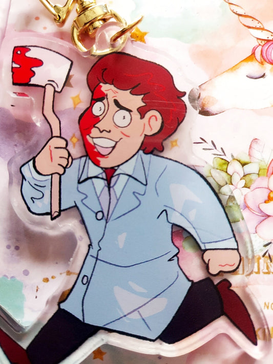 Bateman Hatchet Acrylic KEYCHAIN