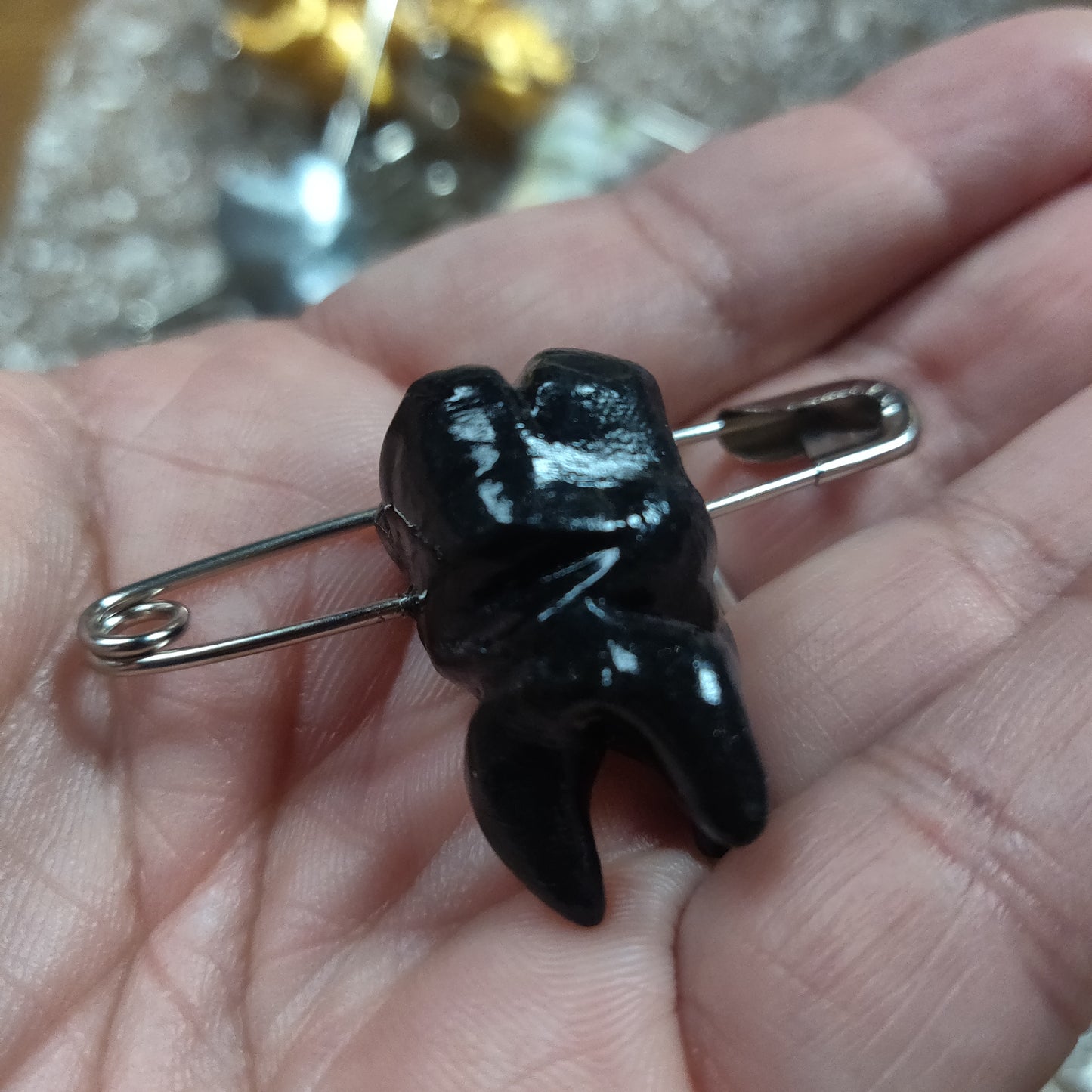 Handmade TOOTH PiNS & Pendants by Giles Crawford