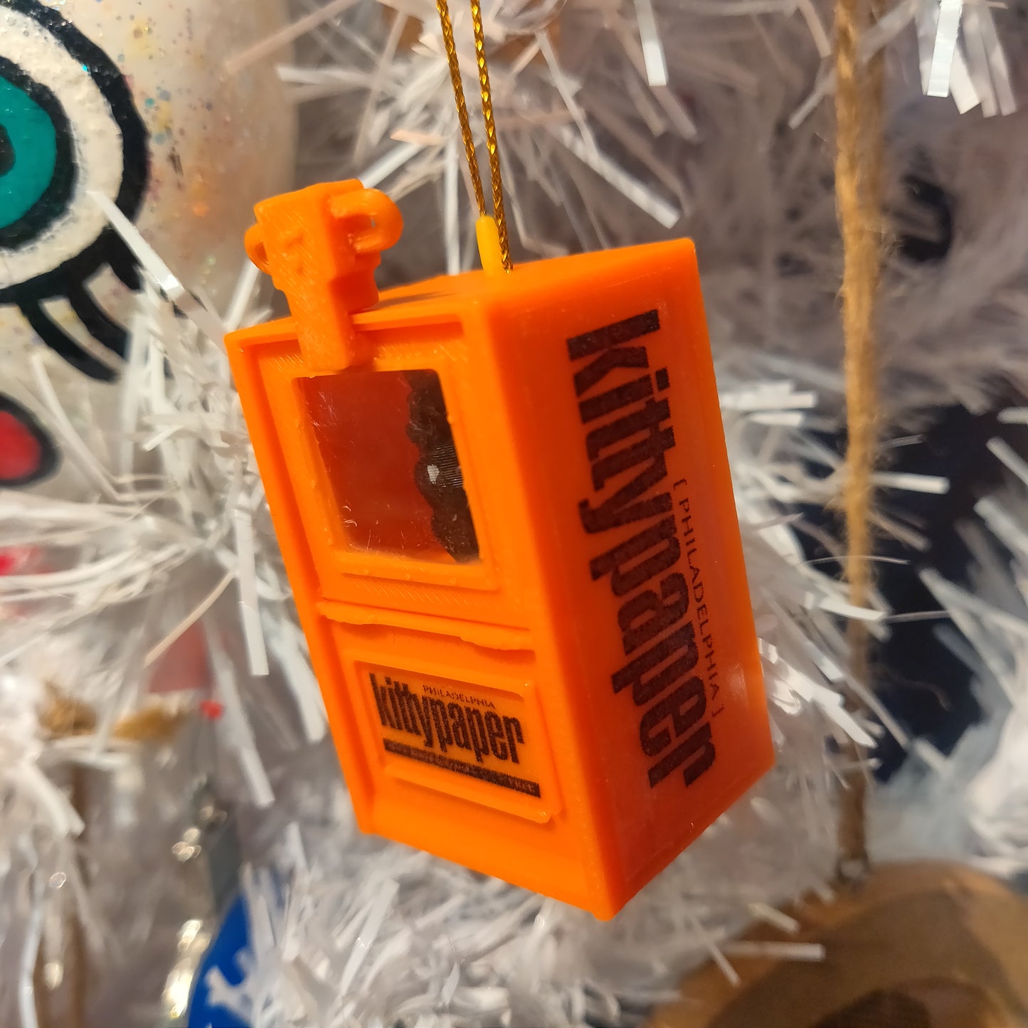 Philadelphia Citypaper Kitty Takeover ORNAMENT by Divij