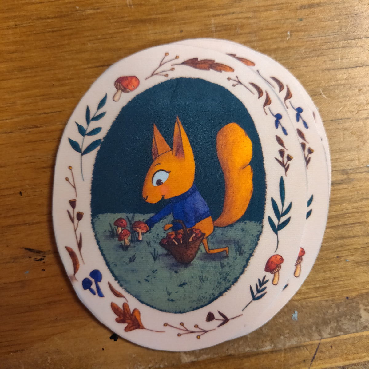 Foraging Squirrel STICKER