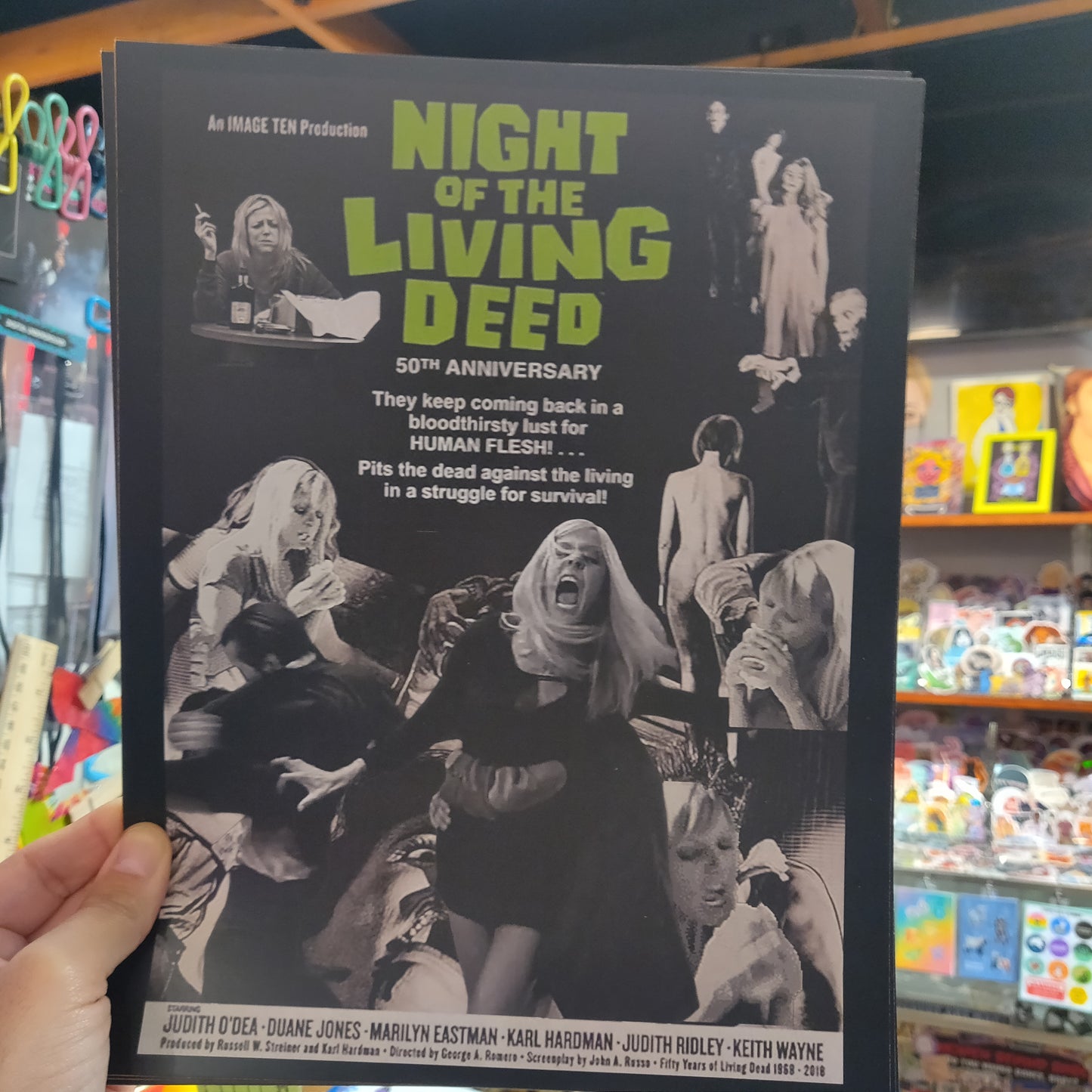 Night of the Living Dead Sunny Horror Parody POSTER PRiNT