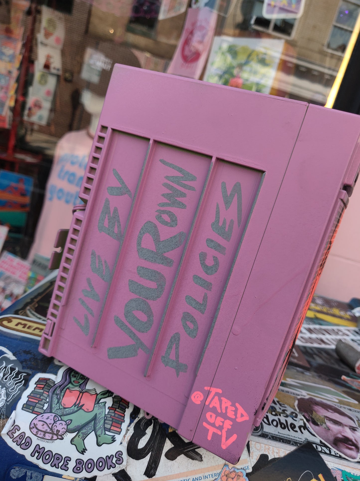 Fight The Real Enemy Sinéad Speaker WALL / SHELF ART by Taped Off TV