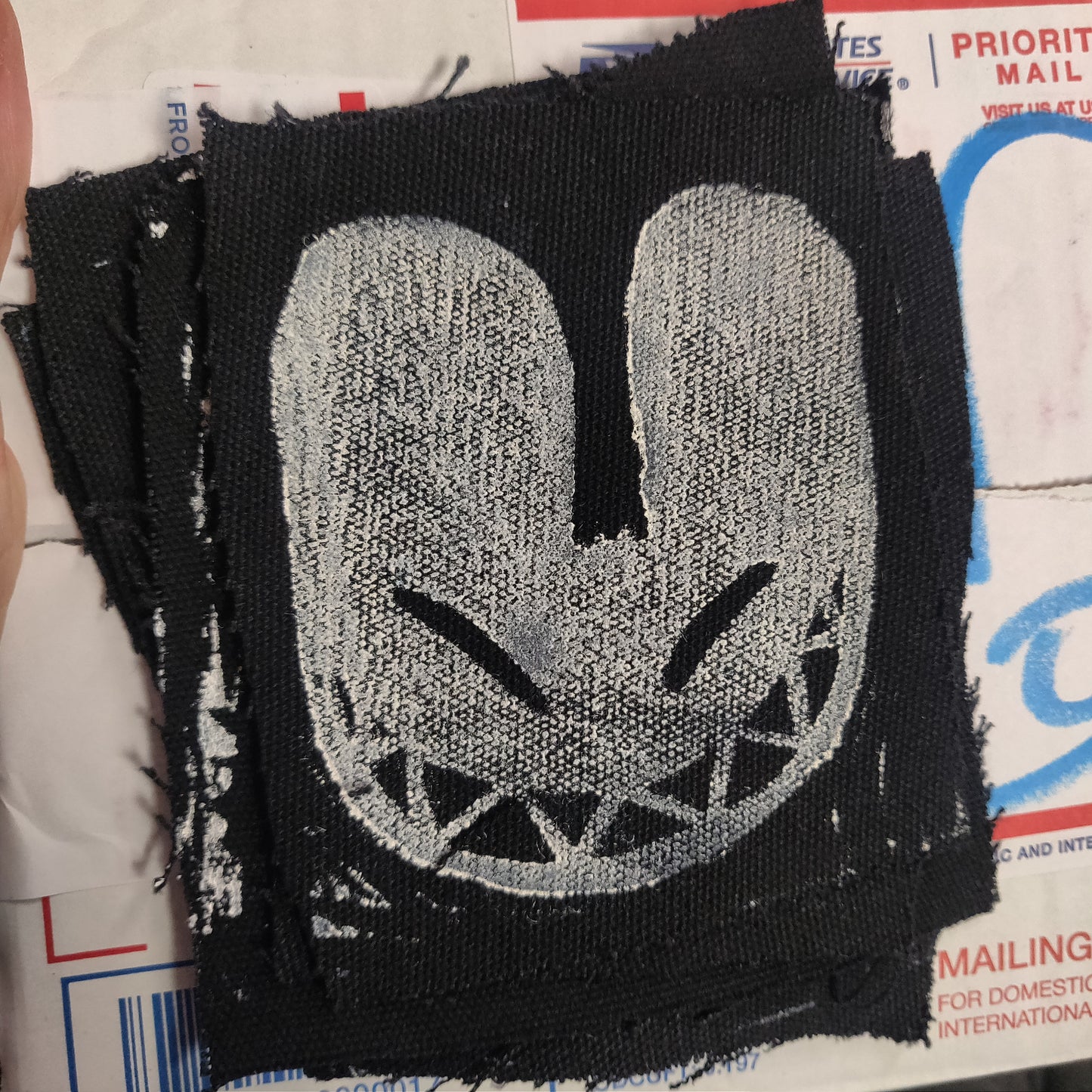 Mofos! Smiley Bunne Fabric PATCH