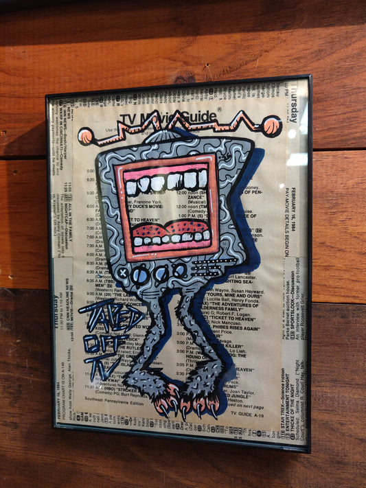 Lovesick Framed TV Guide Monster @TapedOffTV