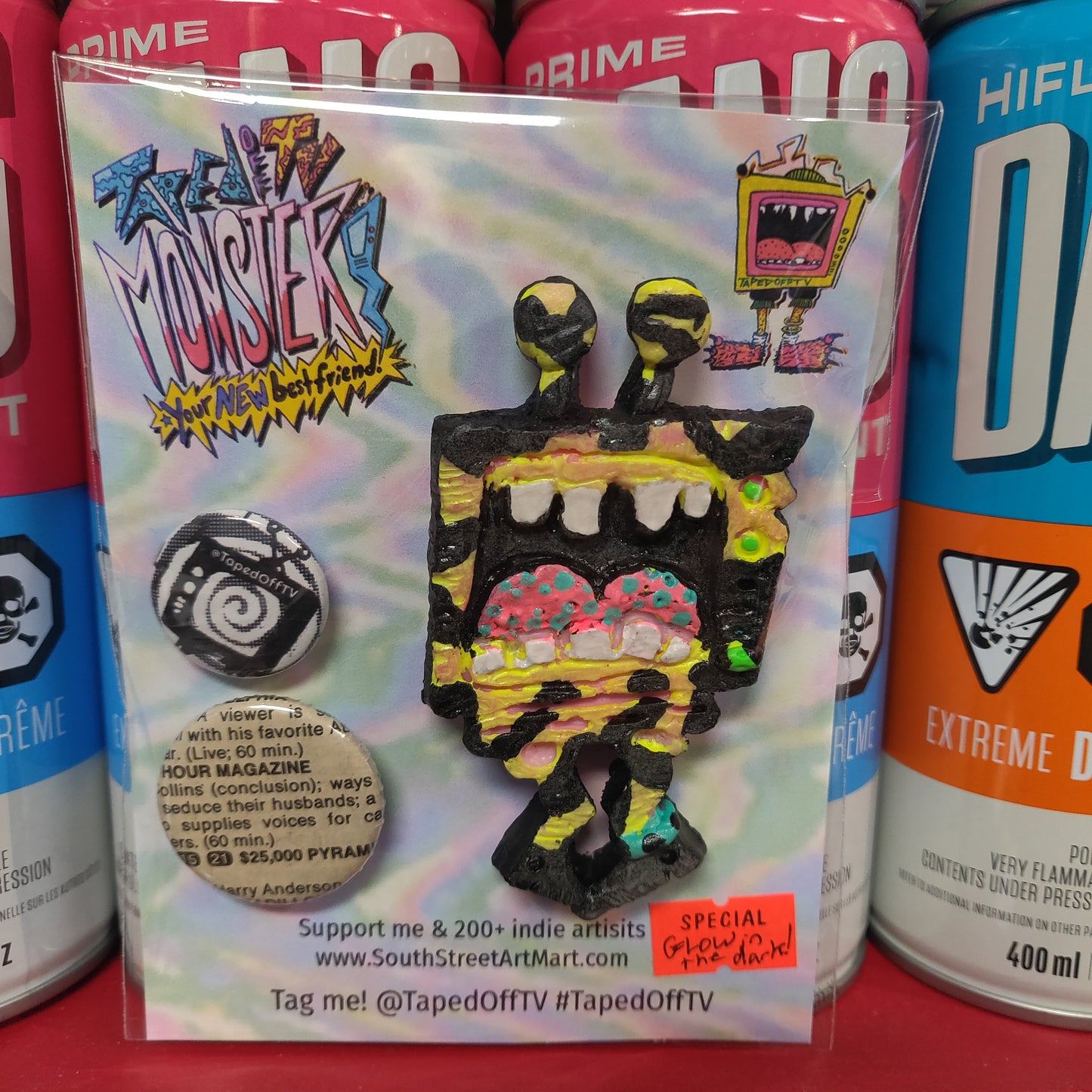 ~ Taped Off TV Monster Pals MAGNET SET ~ Series 01, Version 2.0