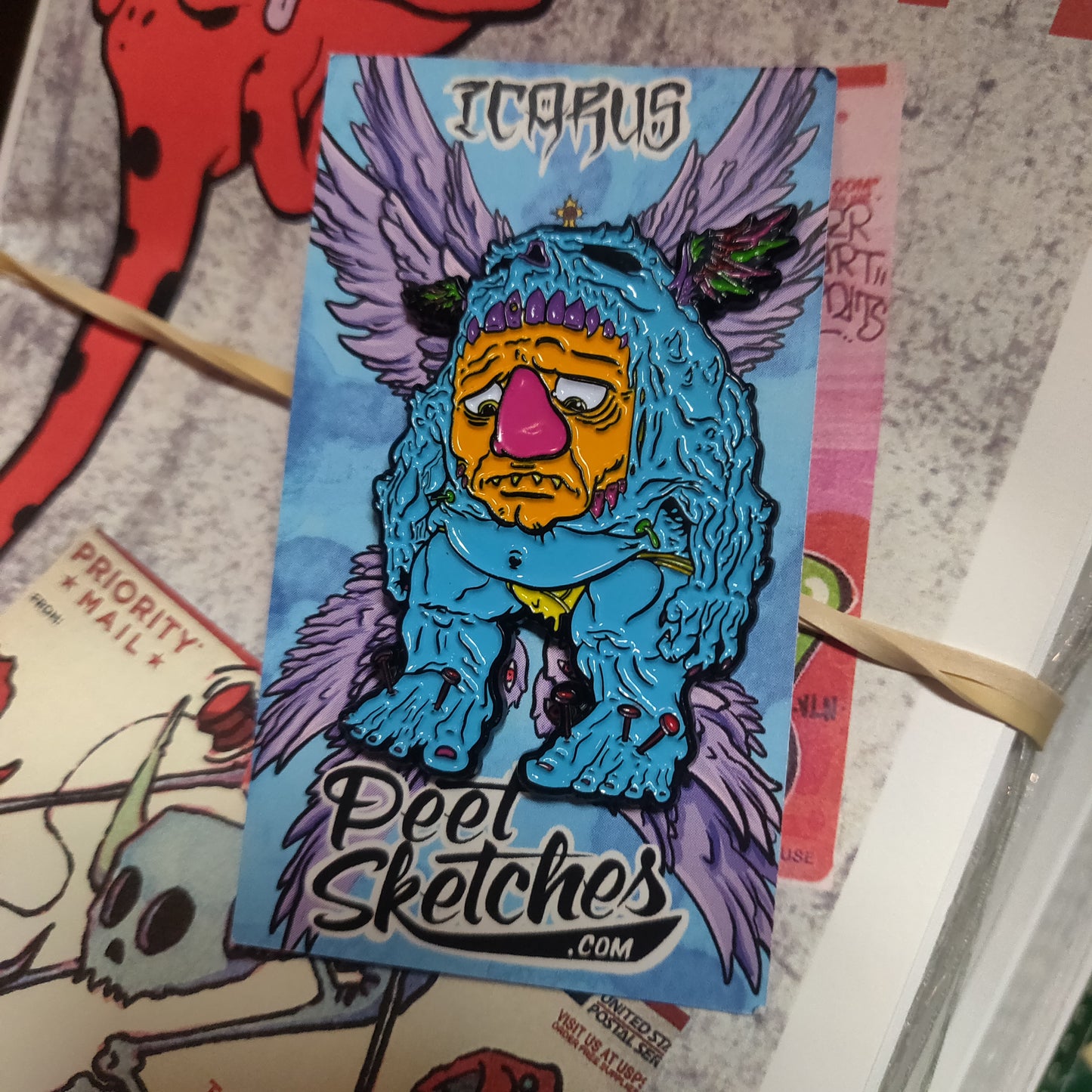 Icarus ENAMEL PiN by Monster Bloodbath
