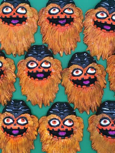 Grit-O-Lantern Hand-painted Sculpted MAGNET