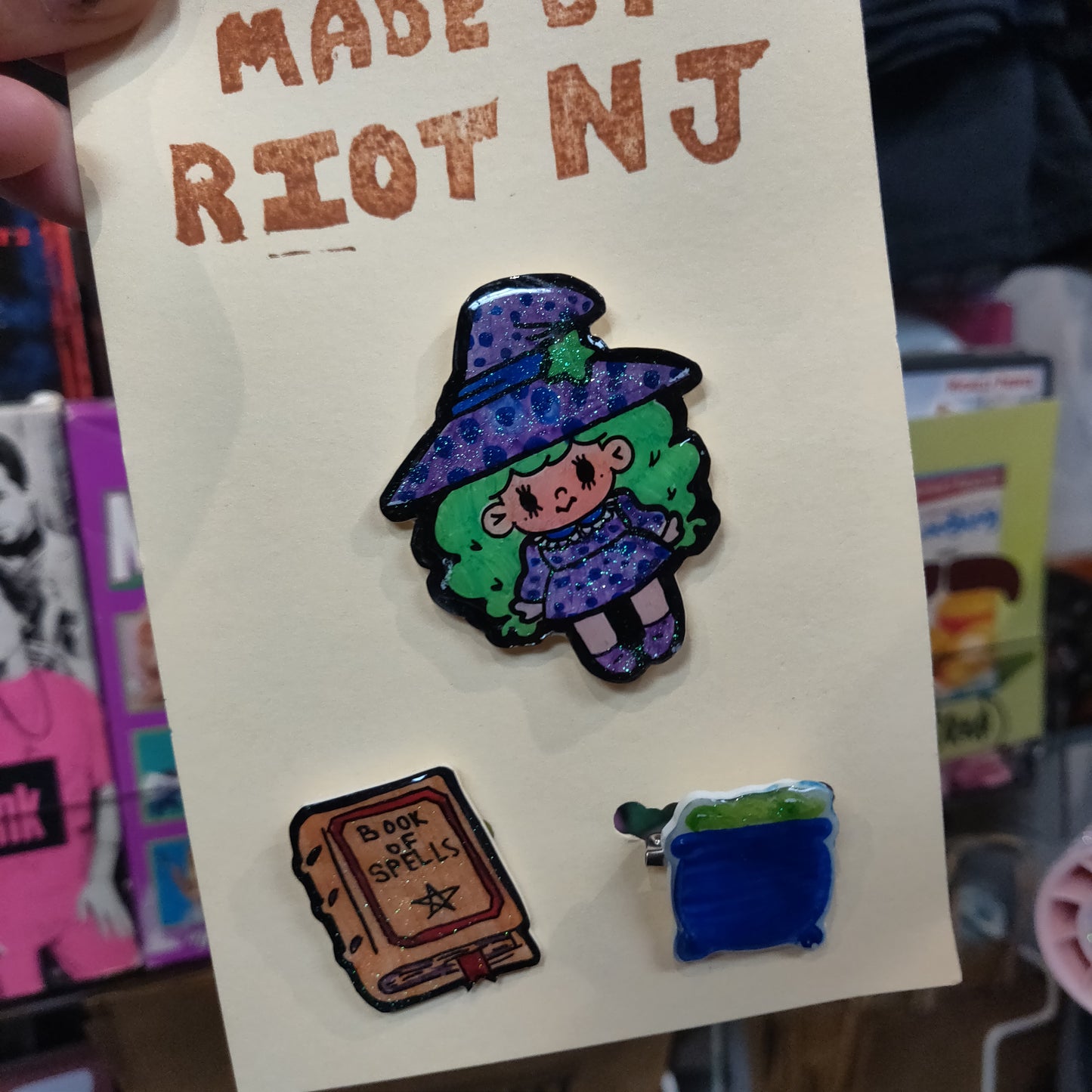 Riot NJ 3-piece Witch Whimsy PiN PACK