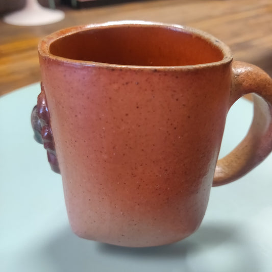 Earthy Rust Ceramic Beeb Head in Frame MUG