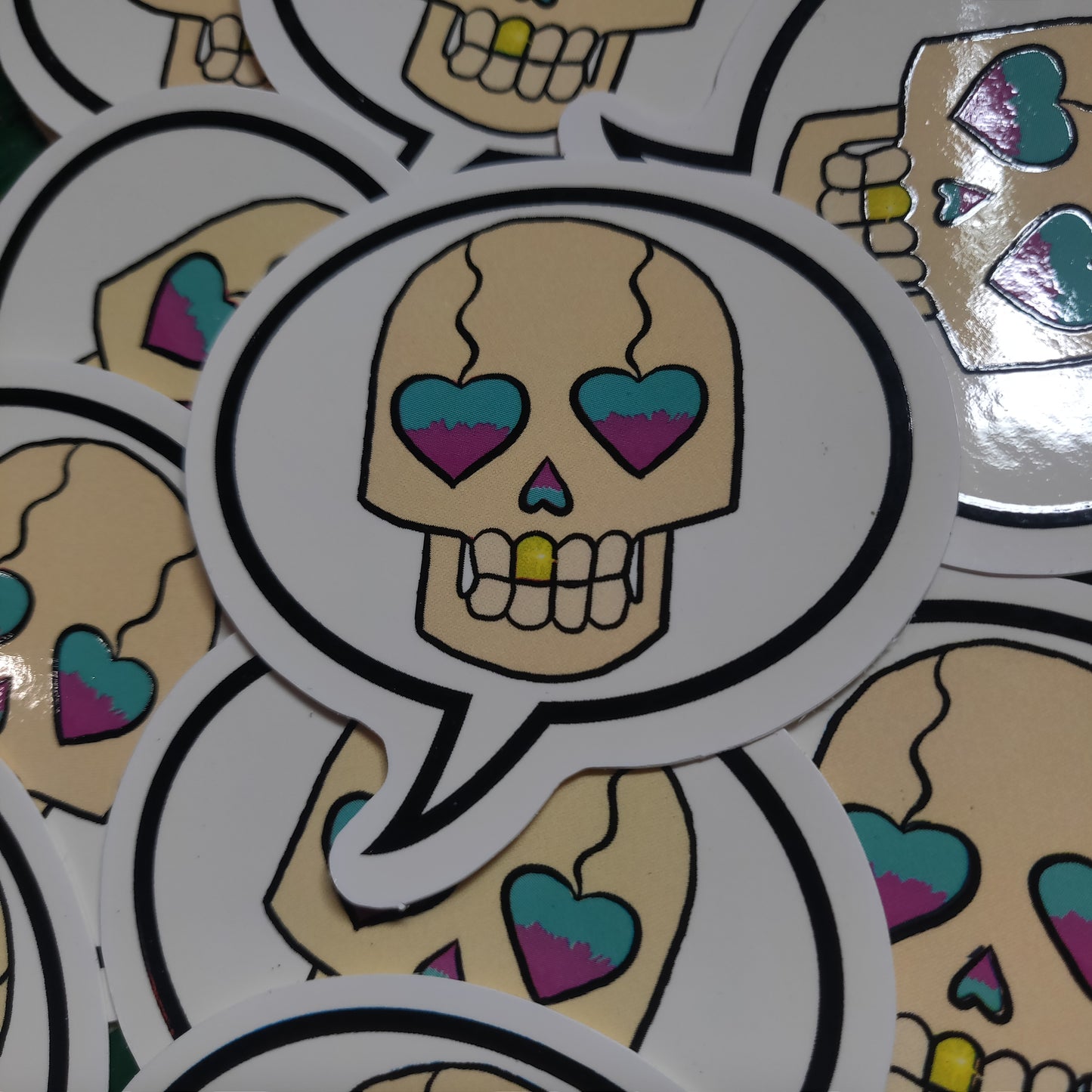 Skull Bubble STiCKER by Monster Bloodbath