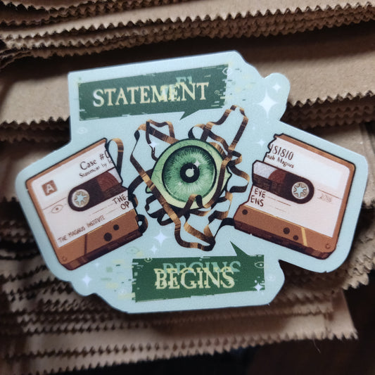 Statement Begins STiCKER