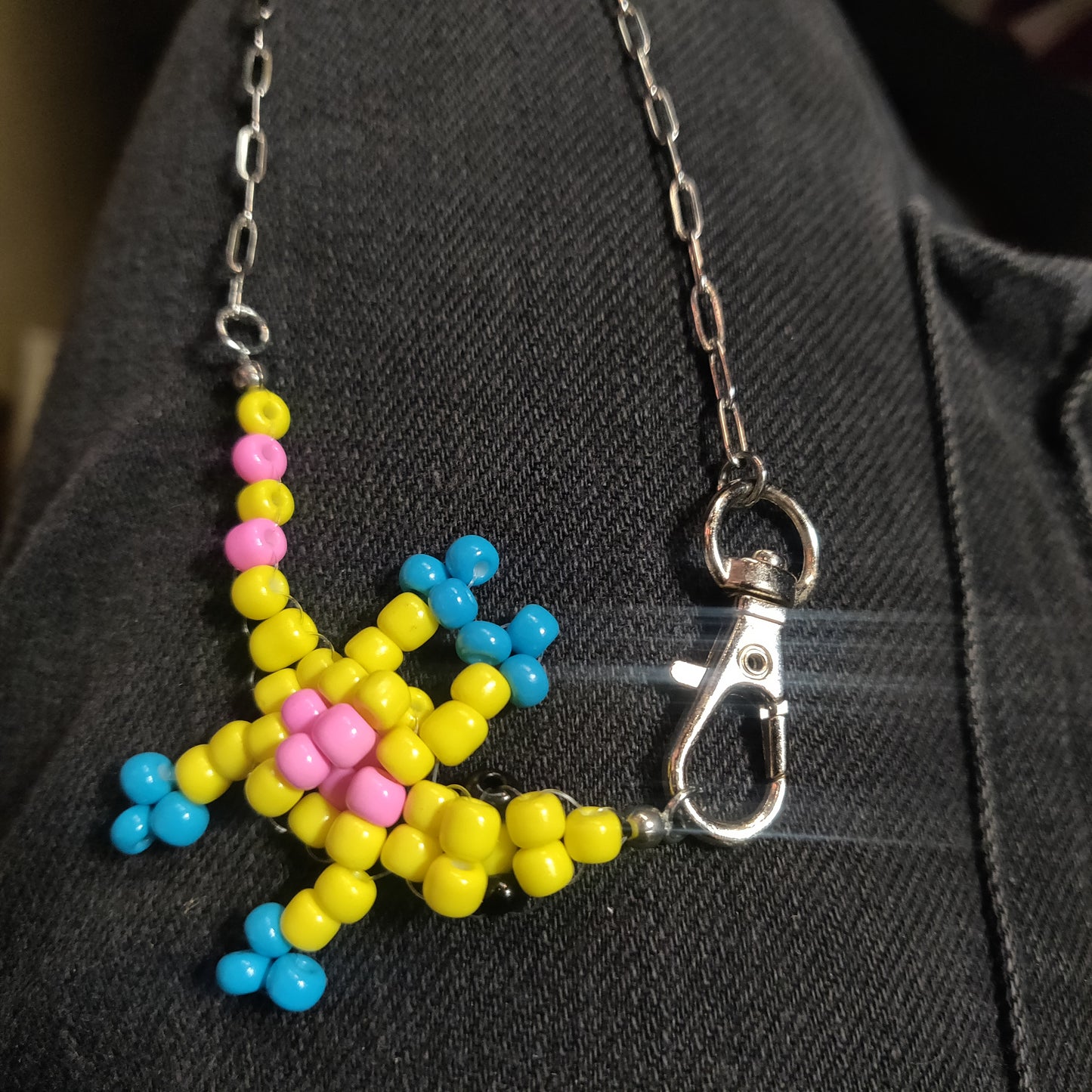 Pansexual Lizard NECKLACE