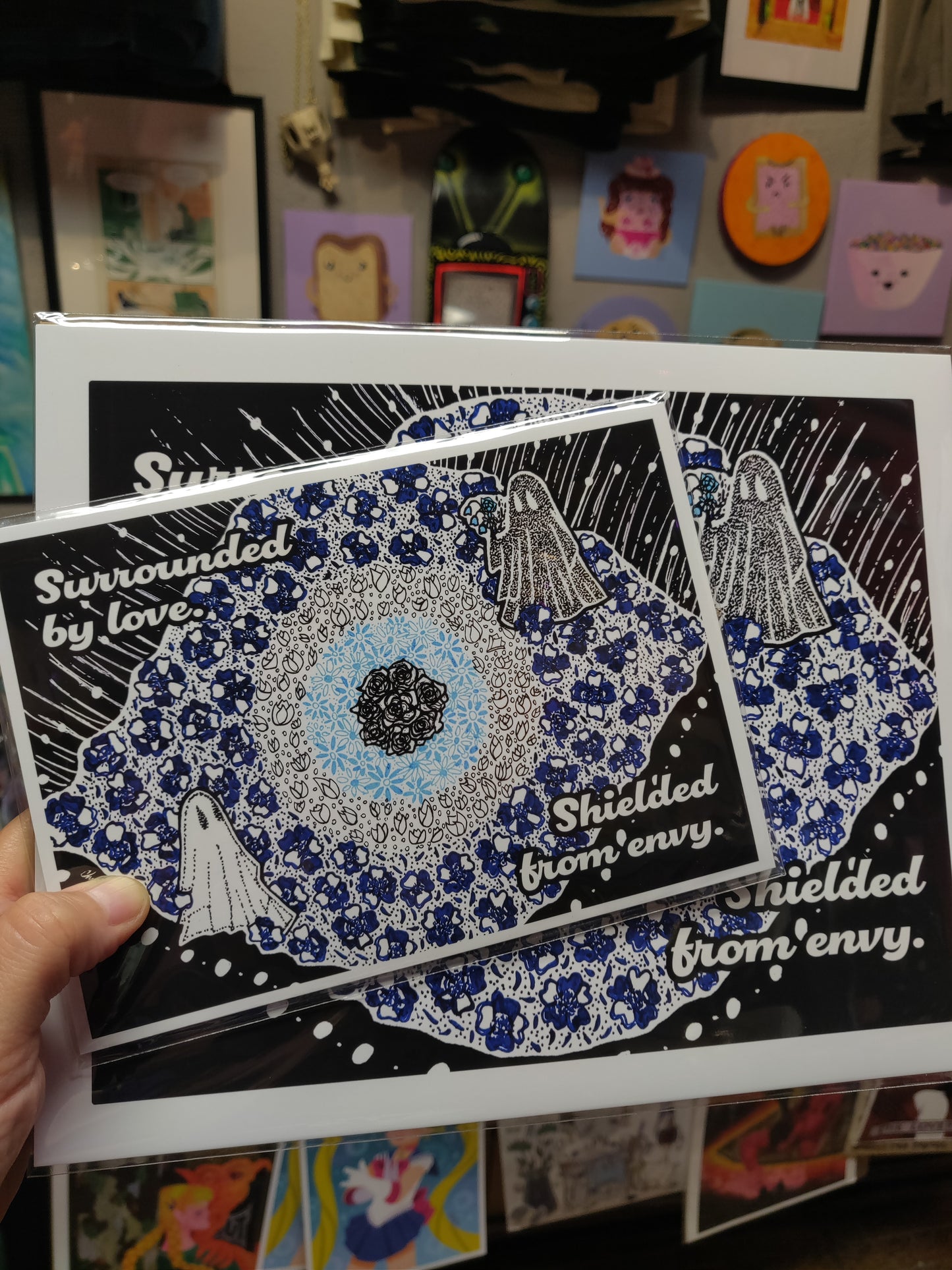 Surrounded by love. Shielded from envy. PRiNT by Solo Souls