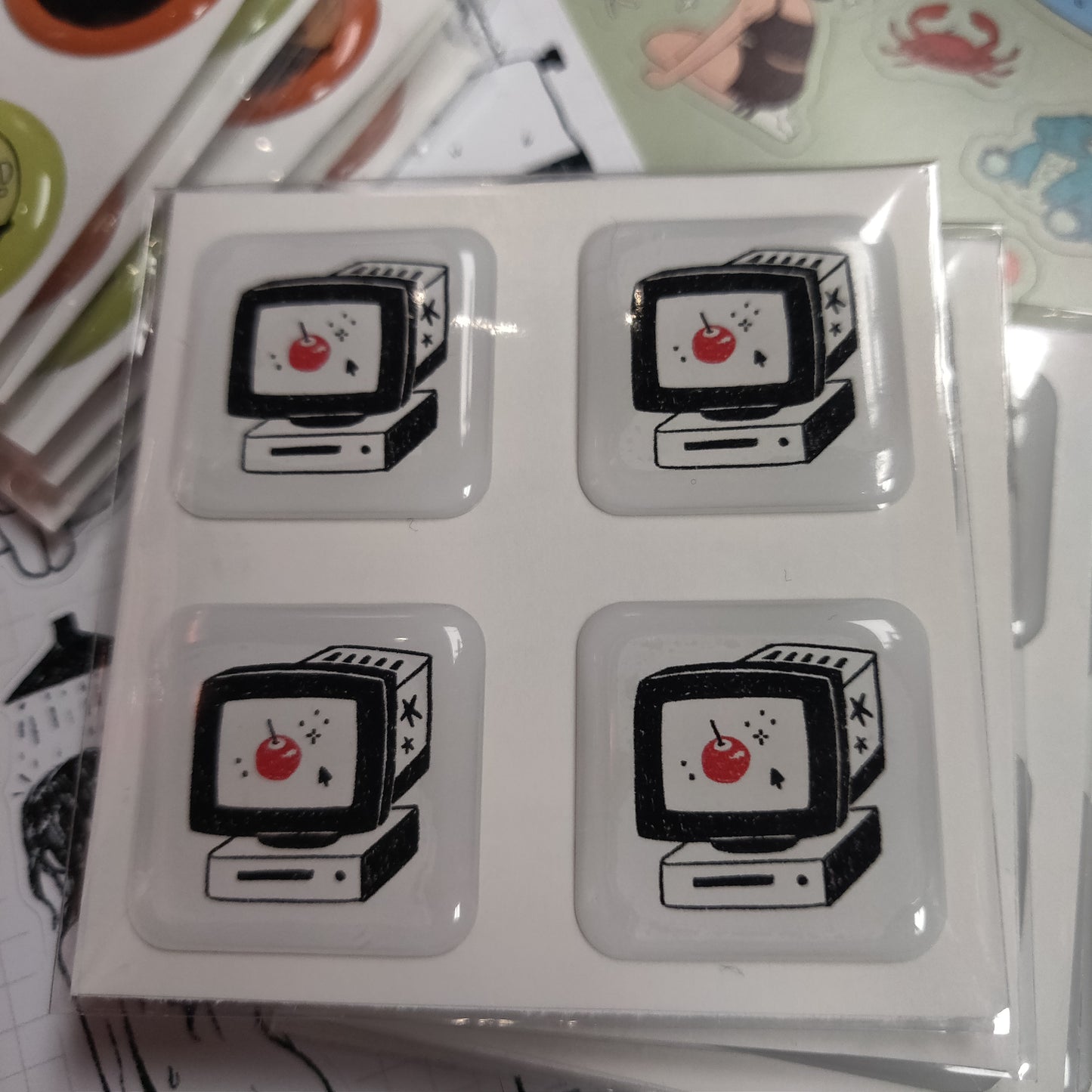 Candy Apple Comics Desktop Bubble STiCKER SHEET