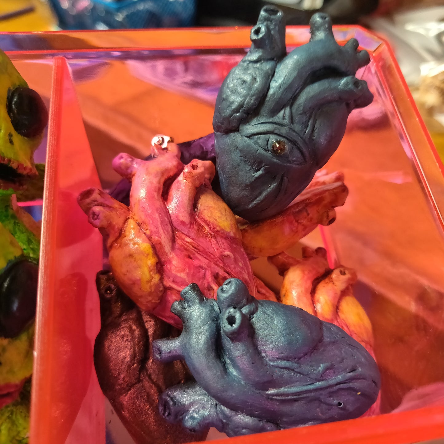 Anatomical Heart Hand-sculpted PiNS / BROOCH