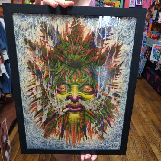 Green Man ART PRINT by Monique Ligons