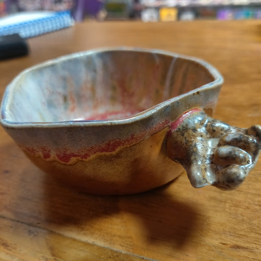 One Hand Small DiSH / Trinket Holder by The Ceramery