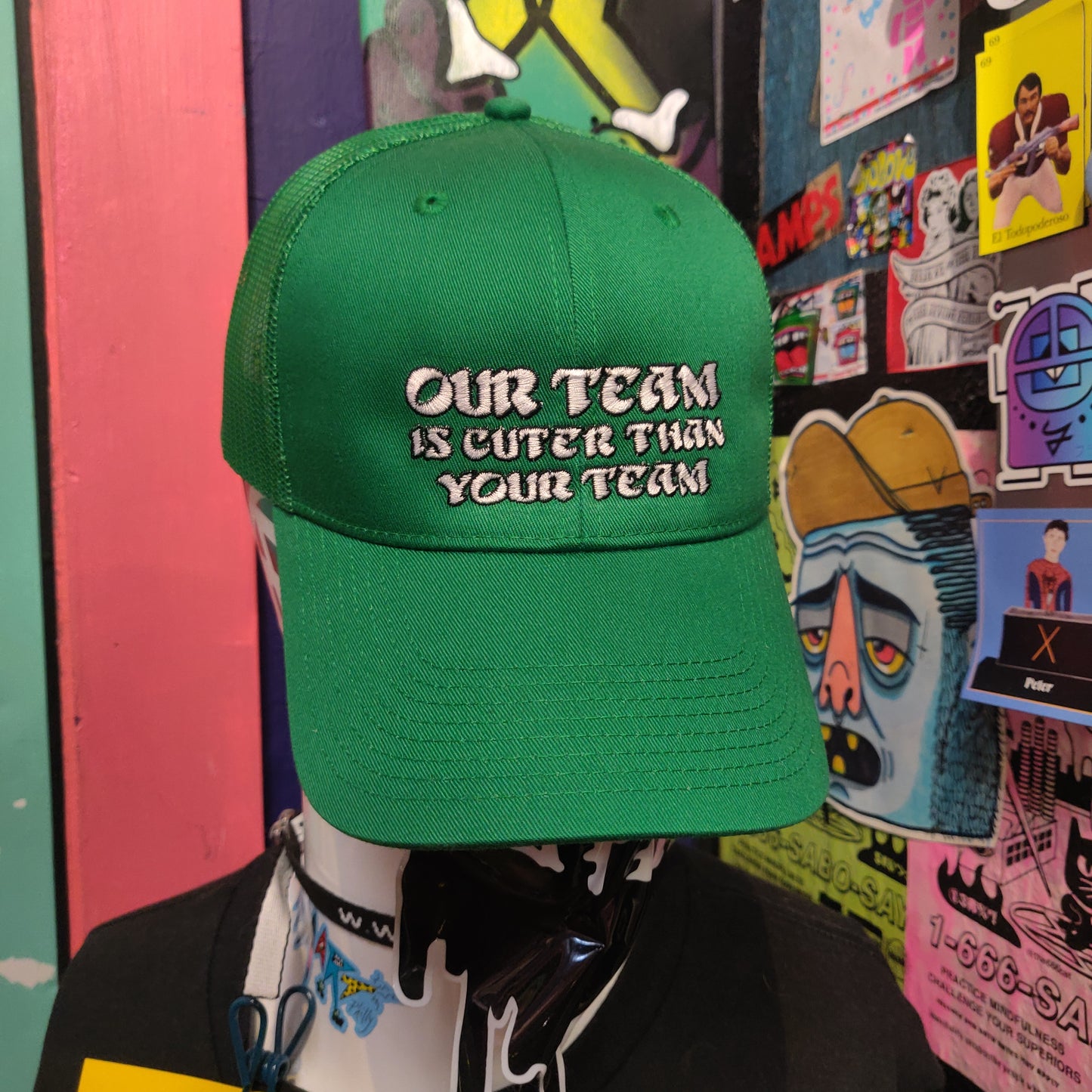 Our Team Is Cuter Than Your Team Mesh HAT