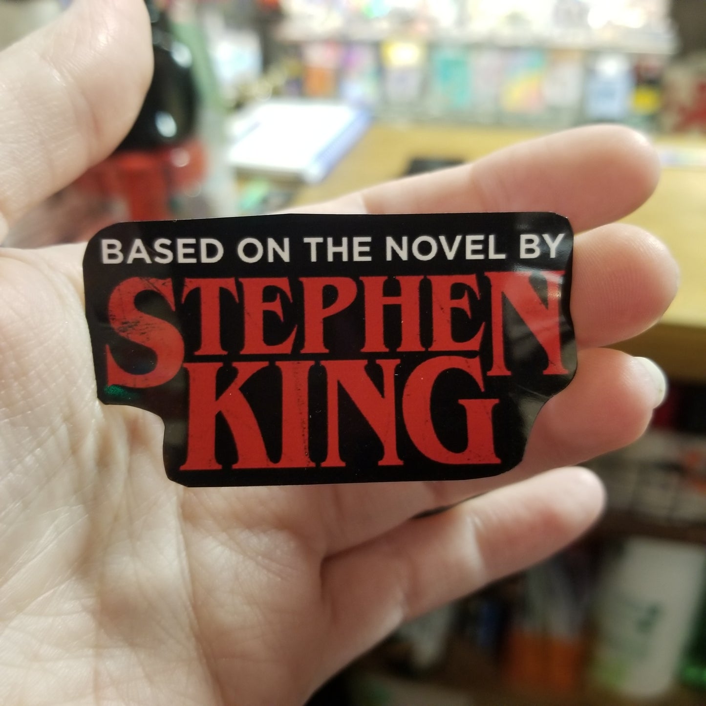 Based On The Novel By Stephen King STICKER