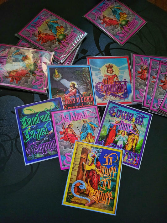 Of Death and Taxes Calligraphy 6 STiCKER PACK