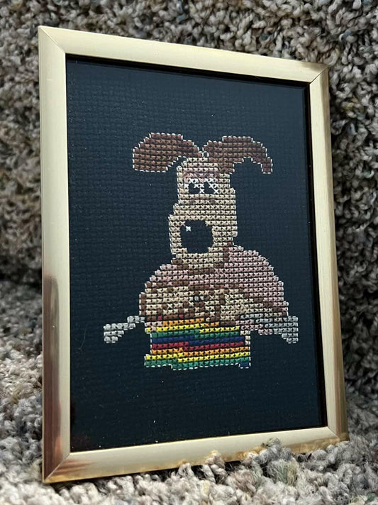 Knitting Framed Cross-Stitch