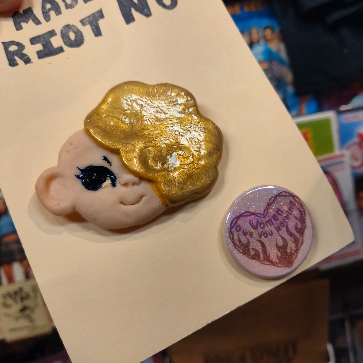 Riot NJ 2-piece Women Owe You Nothing PiN PACK