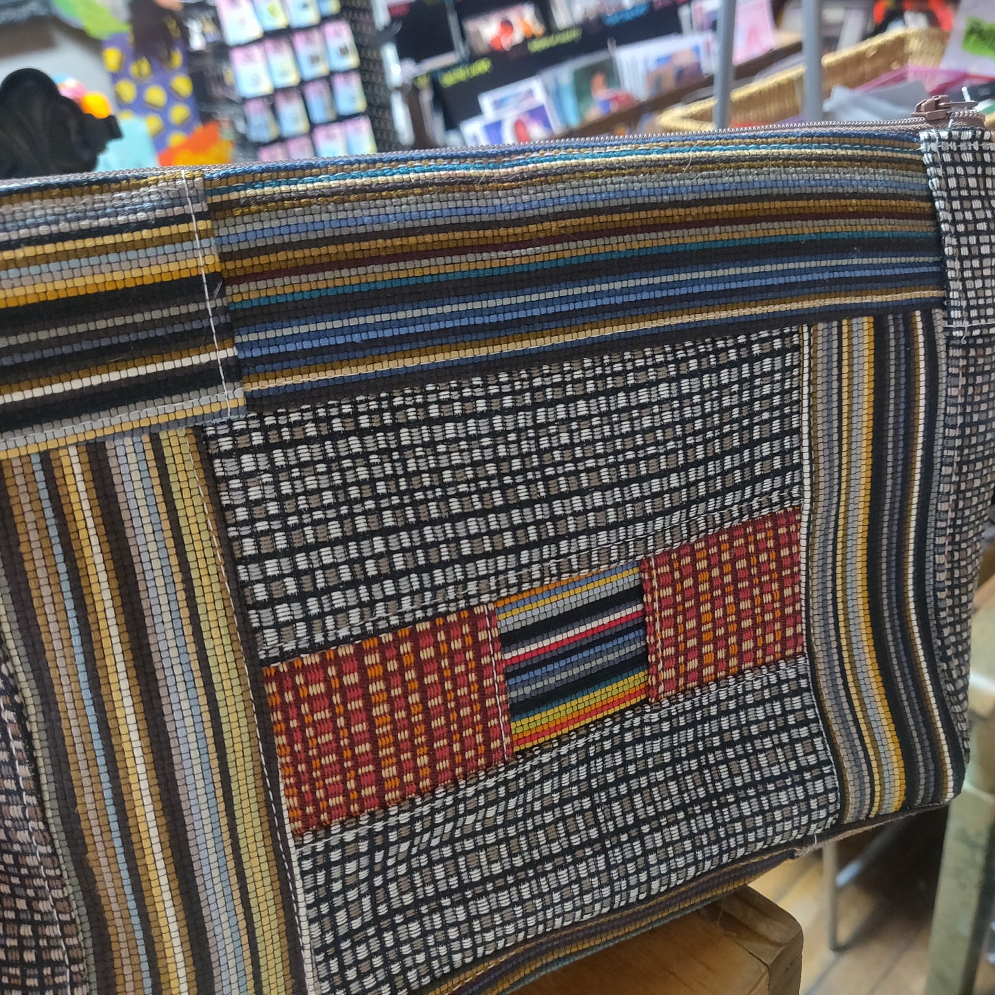 Upholstery Patchwork  ZIPPER POUCH