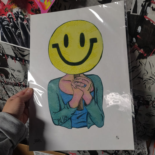 Smile Masking PRiNT by BLUR