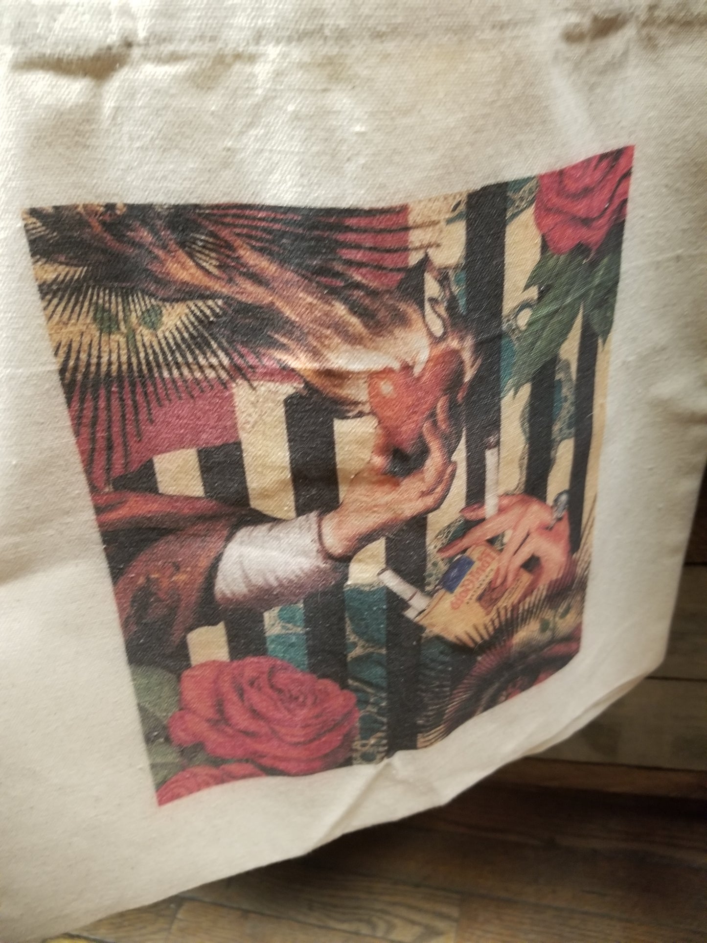 Burning Heart TOTE BAG