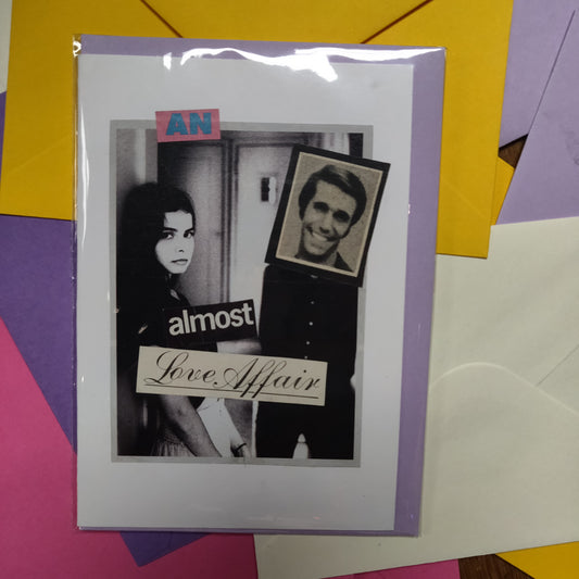 An Almost Love Affair Collage Blank GREETiNG CARD