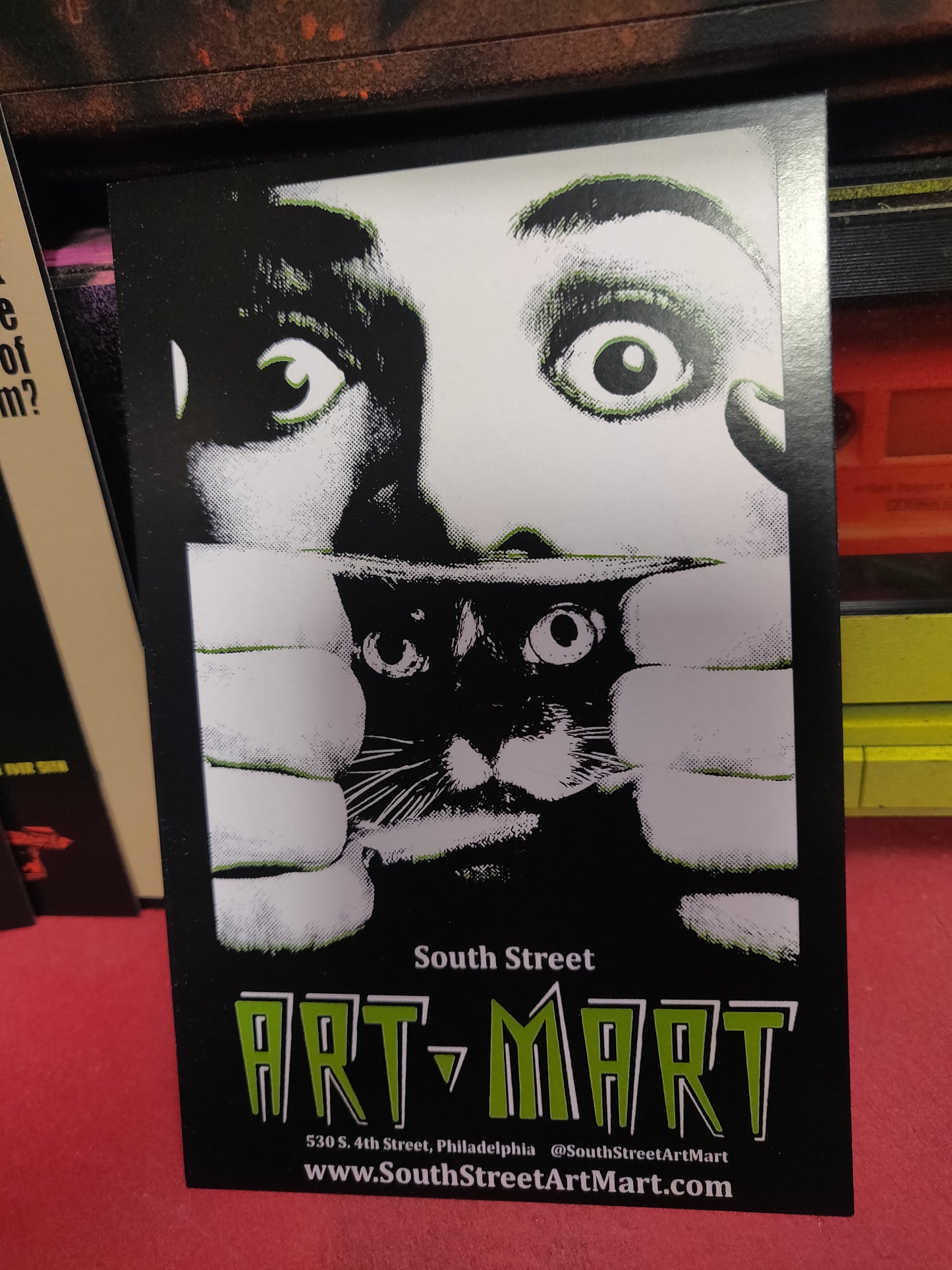 Nova Cat Horror Movie Mashup POSTCARDS