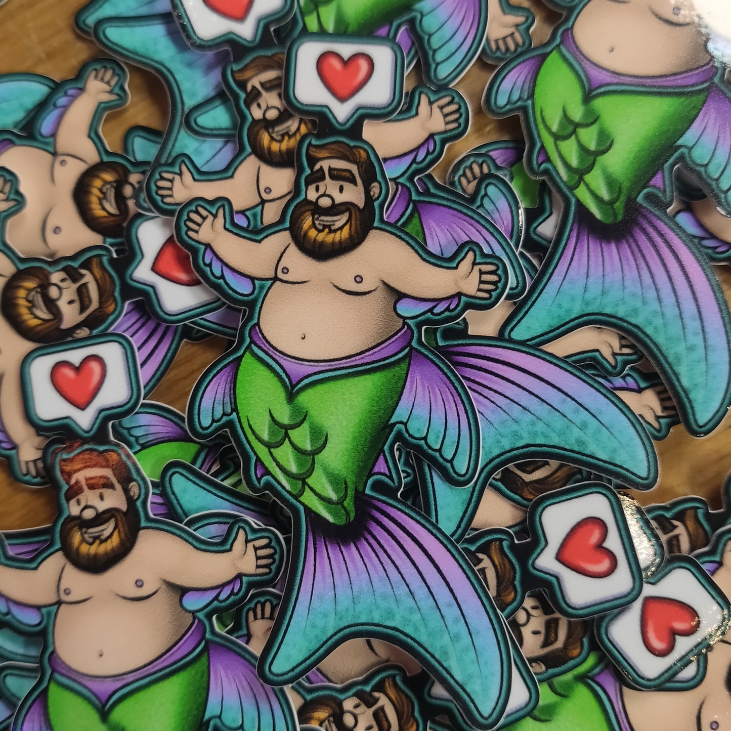 Bear Merman STiCKER