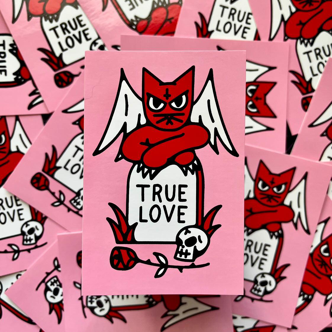 True Love STICKER by the666cat