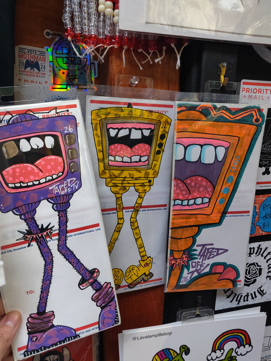 TV Monster Snack Sack Double 228 STiCKER PACK by @TapedOffTV