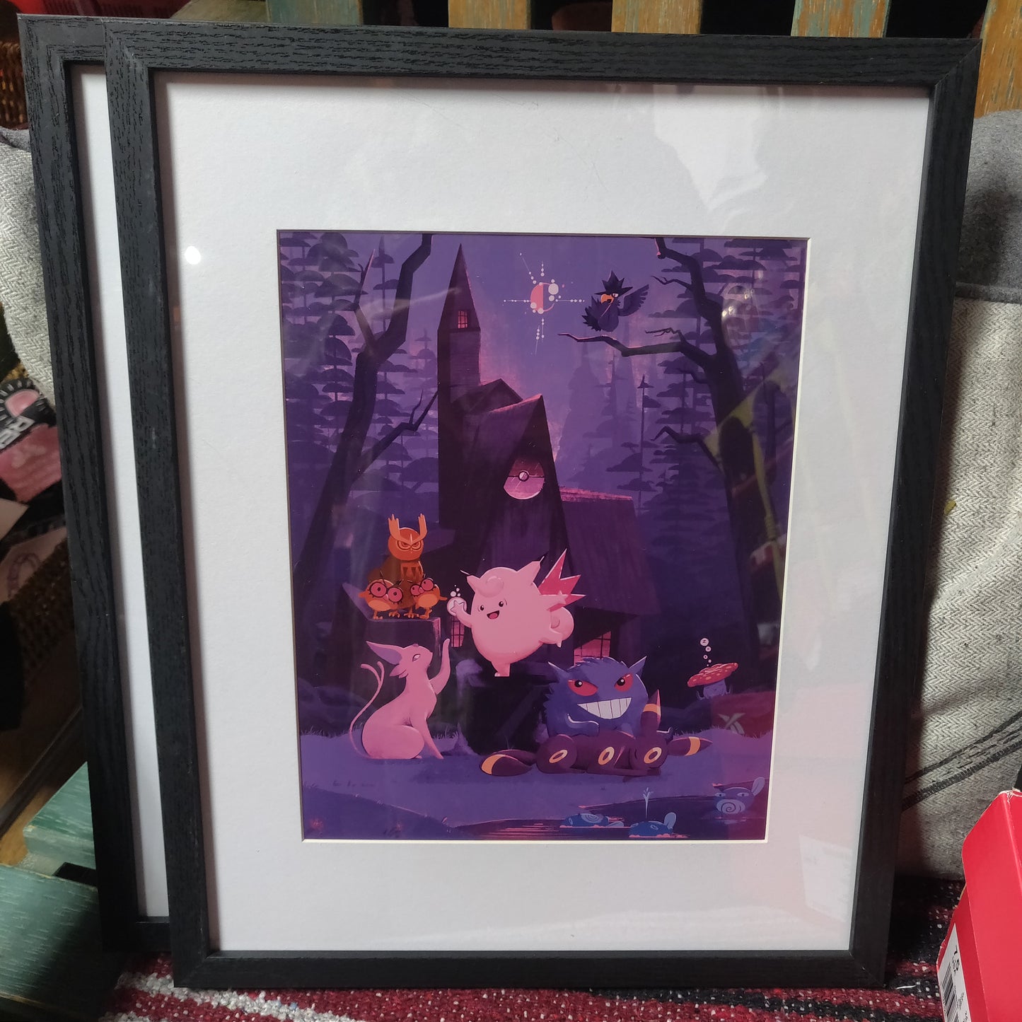 Woodsy Gamers Night FRAMED PRiNT