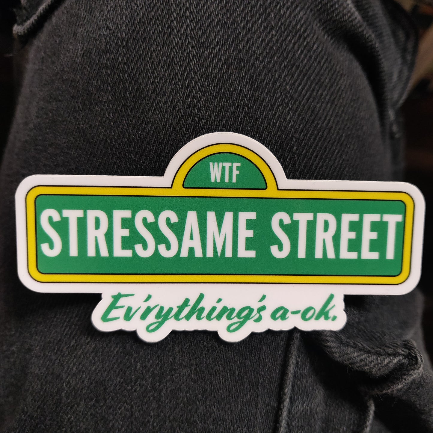 Stressame Street STiCKER