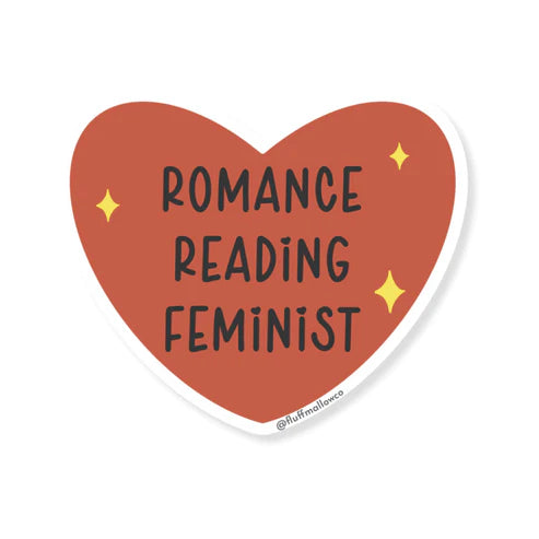 Romance Reading Feminist STICKER