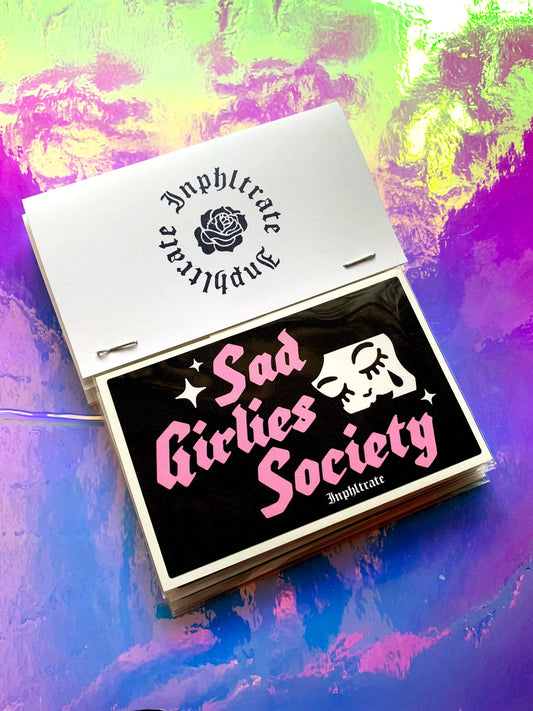 Sad Girlies Society STiCKER PACK by Inphltrate