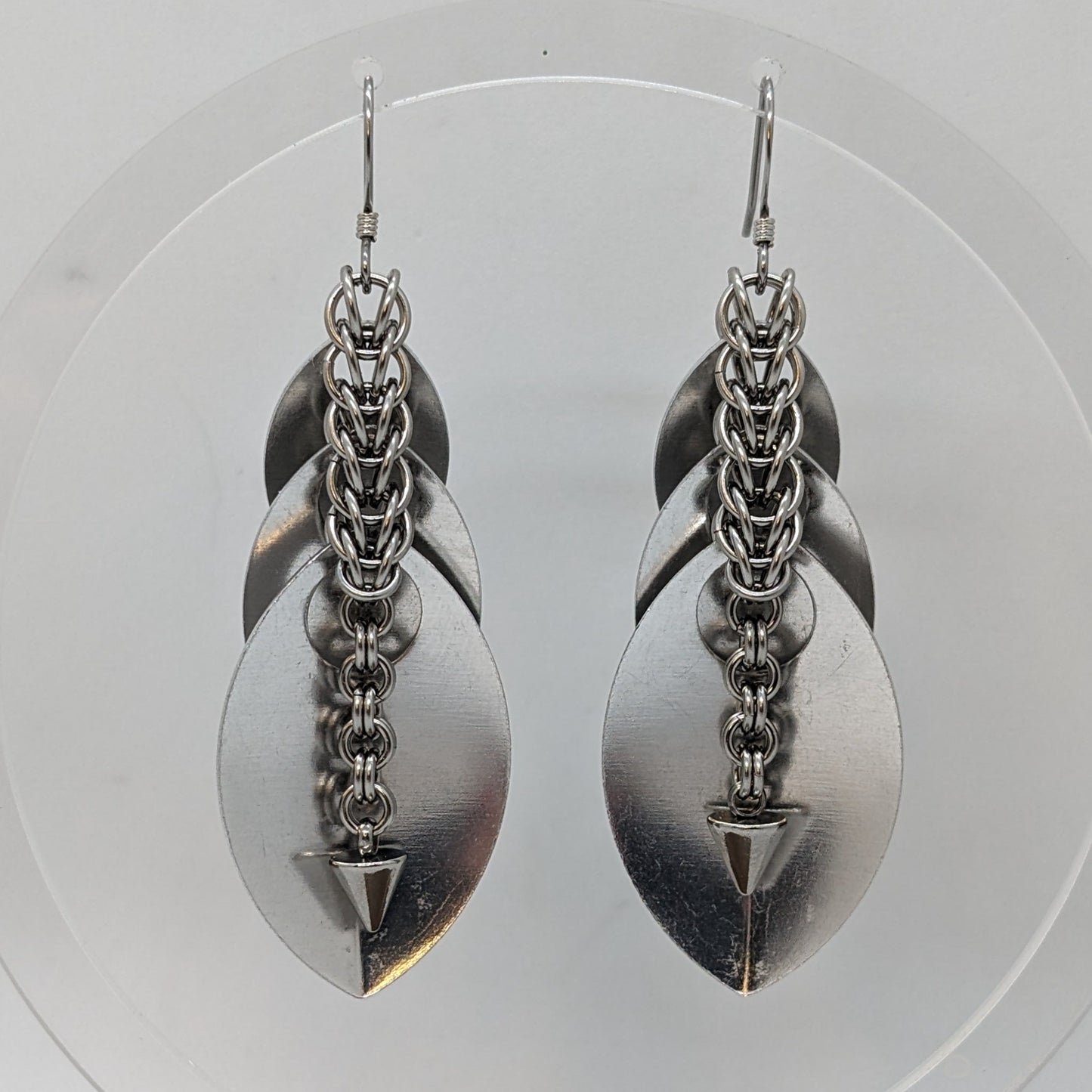 Scale Tails Chainmaille EARRINGS by Sixth House Ego